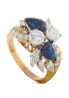 LB Exclusive diamond sapphire ring - Gold
