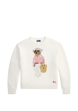Polo Ralph Lauren Polo Bear-detail sweater - White
