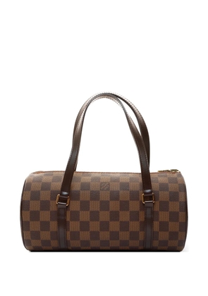 Louis Vuitton Pre-Owned 2007 30 Papillon check handbag - Brown