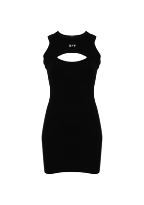 Off-White cutout dress - Black