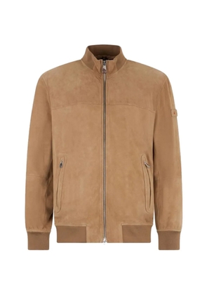 Peuterey Sands zip-up suede jacket - Neutrals