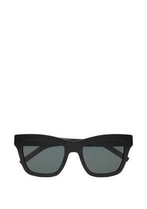 Saint Laurent logo sunglasses - Black