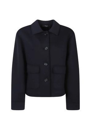 Weekend Max Mara flap-pocket buttoned jacket - Blue