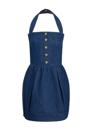 Patou corset mini dress - Blue