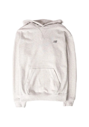 New Balance logo-embroidered hoodie - Neutrals