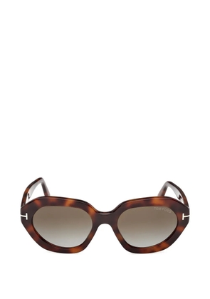 TOM FORD Eyewear oval-frame sunglasses - Brown