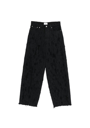 Haikure Bethany Bull destroyed-effect jeans - Black