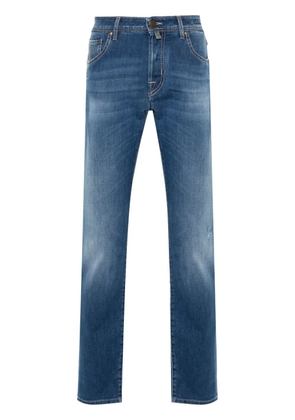 Jacob Cohën mid-rise straight-leg jeans - Blue