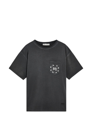 DUKE & DEXTER chest-pocket graphic-print T-shirt - Grey