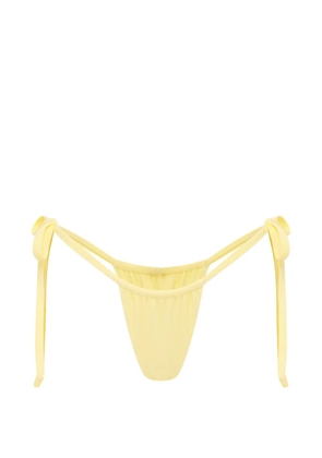 FAE SWIM Birdie tie-side bikini bottoms - Yellow