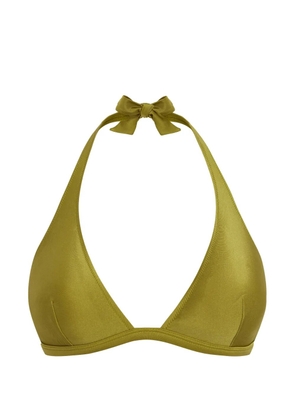 Vilebrequin halter bikini top - Green
