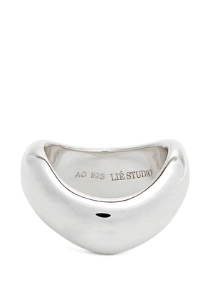 LIE STUDIO Ivalo wave ring - Silver