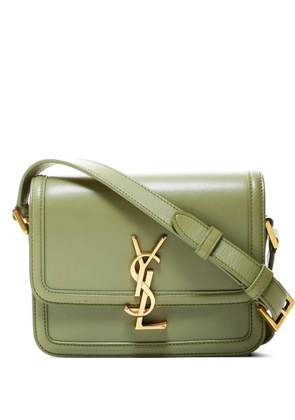 Saint Laurent Pre-Owned 2020-2025 small Solferino logo leather shoulder bag - Green
