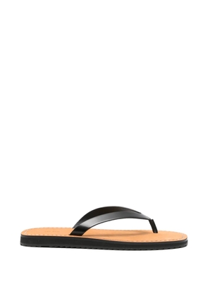 The Row City thong-strap sandals - Black