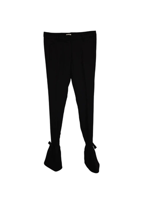 Miu Miu Pre-Owned ankle-tie trousers - Black