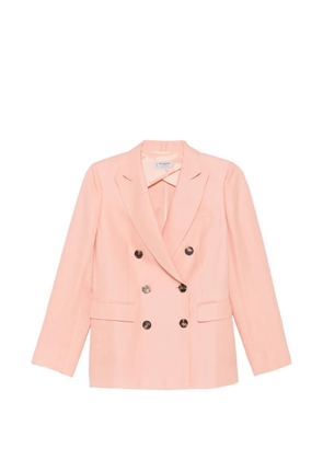Alberto Biani double-breasted buttoned blazer - Pink