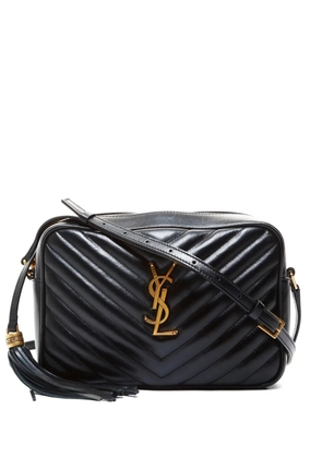 Saint Laurent Pre-Owned 2000-2025 Lou V-Stitch tassel leather shoulder bag - Black