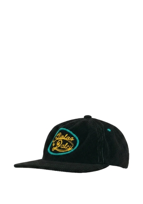Nicholas Daley Records corduroy embroidered cap - Black