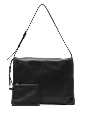 The Row flap shoulder bag - Black