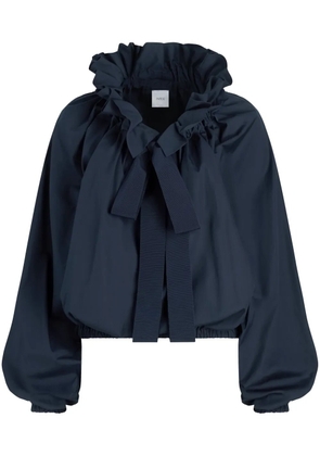 Patou Iconic drawstring poplin top - Blue