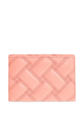 Kurt Geiger London Kensington embellished leather wallet - Pink