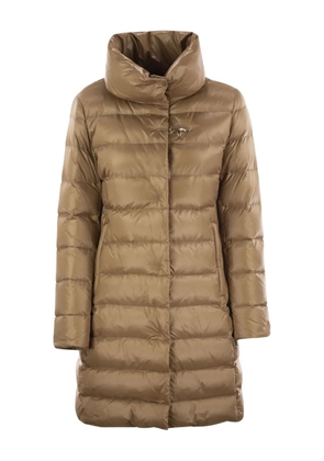 Fay Ganci-hook puffer jacket - Brown