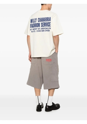 Willy Chavarria short-sleeve graphic T-shirt - Neutrals