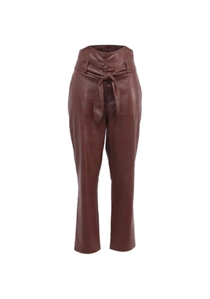 Nanushka Ethan high-waist trousers - Brown