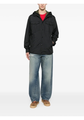 Moncler removable-lining hooded jacket - Black