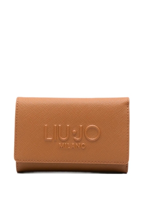 LIU JO embossed wallet - Neutrals