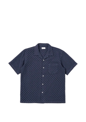 Universal Works dotted textured shirt - Blue