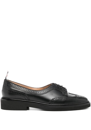 Thom Browne lac-up fastening shoes - Black