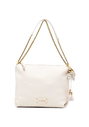 La Carrie tassel-detail shoulder bag - White