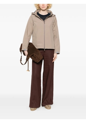 Herno hooded zip-up jacket - Neutrals