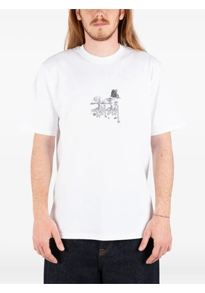 Stüssy In Bloom printed T-shirt - White
