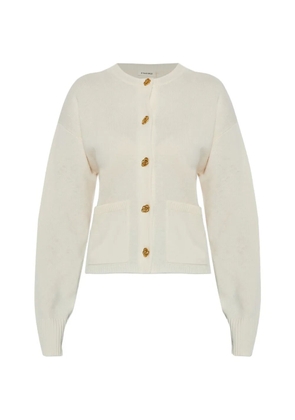 By Malene Birger Veronika button-embellished cardigan - Neutrals