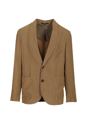 Giorgio Armani notched pocket blazer - Neutrals