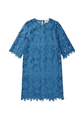MUNTHE floral-lace mini dress - Blue