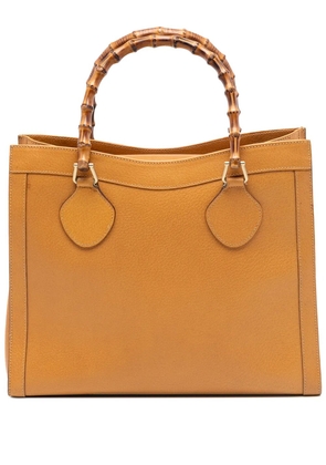 Gucci Pre-Owned 20th Century Medium Leather Bamboo Diana tote bag - Brown