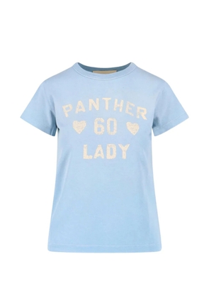 Valentino Garavani print-detail T-shirt - Blue