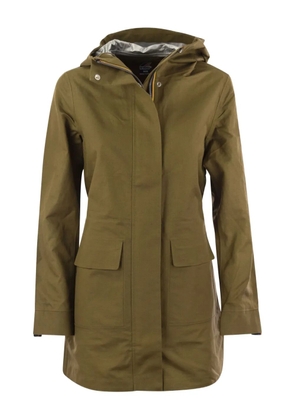 K-Way hooded flap-pocket thersa jacket - Green