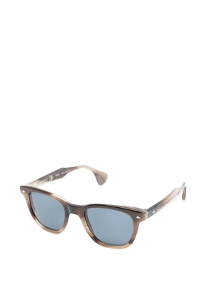 Sestini Eyewear Venti striped sunglasses - Brown