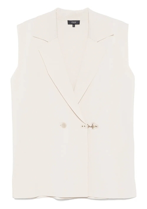 Fay double-breasted waistcoat - Neutrals