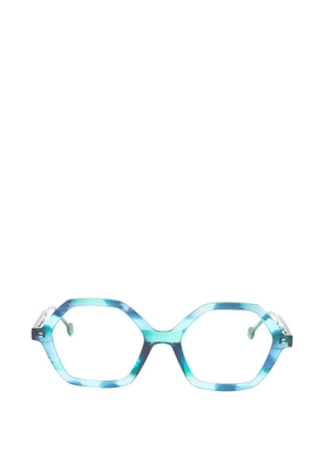 L.A. EYEWORKS Crumpet geometric glasses - Blue
