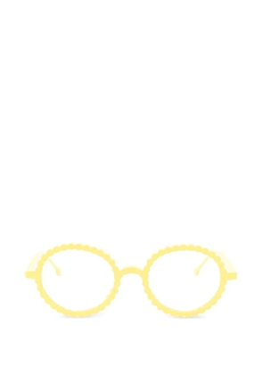 L.A. EYEWORKS Tino round glasses - Yellow