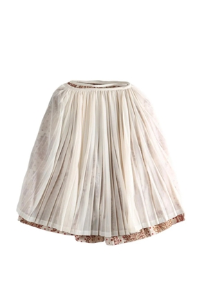 Comme des Garçons TAO pleated cropped trousers - White