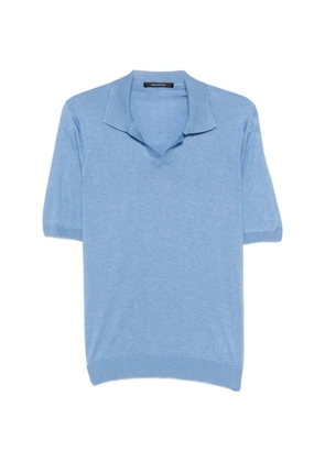 Tagliatore Keith V-neck T-shirt - Blue