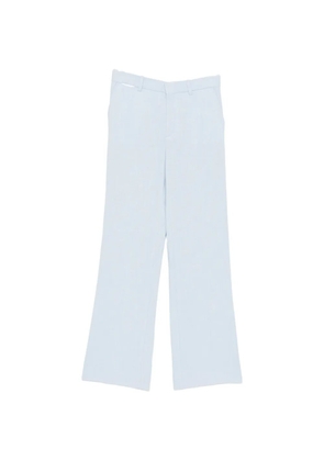 Maje side-pocket straight-leg trousers - Blue
