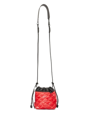 Osklen Taira textured-leather drawstring shoulder bag