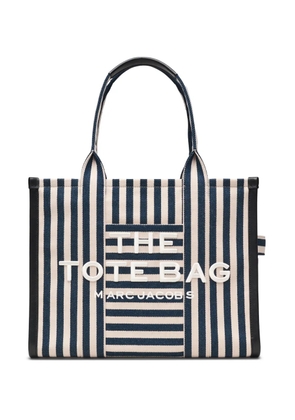 Marc Jacobs The Large Stripe Canvas tote bag - Blue